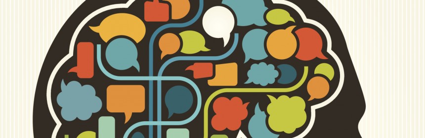 Mind And Speech Bubble Thoughts